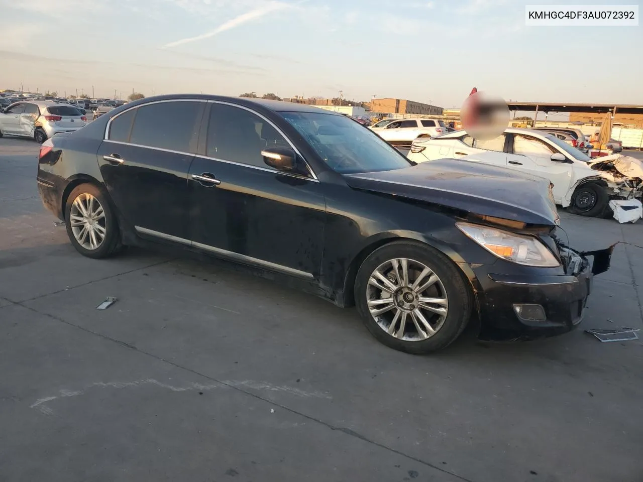 2010 Hyundai Genesis 4.6L VIN: KMHGC4DF3AU072392 Lot: 76616794