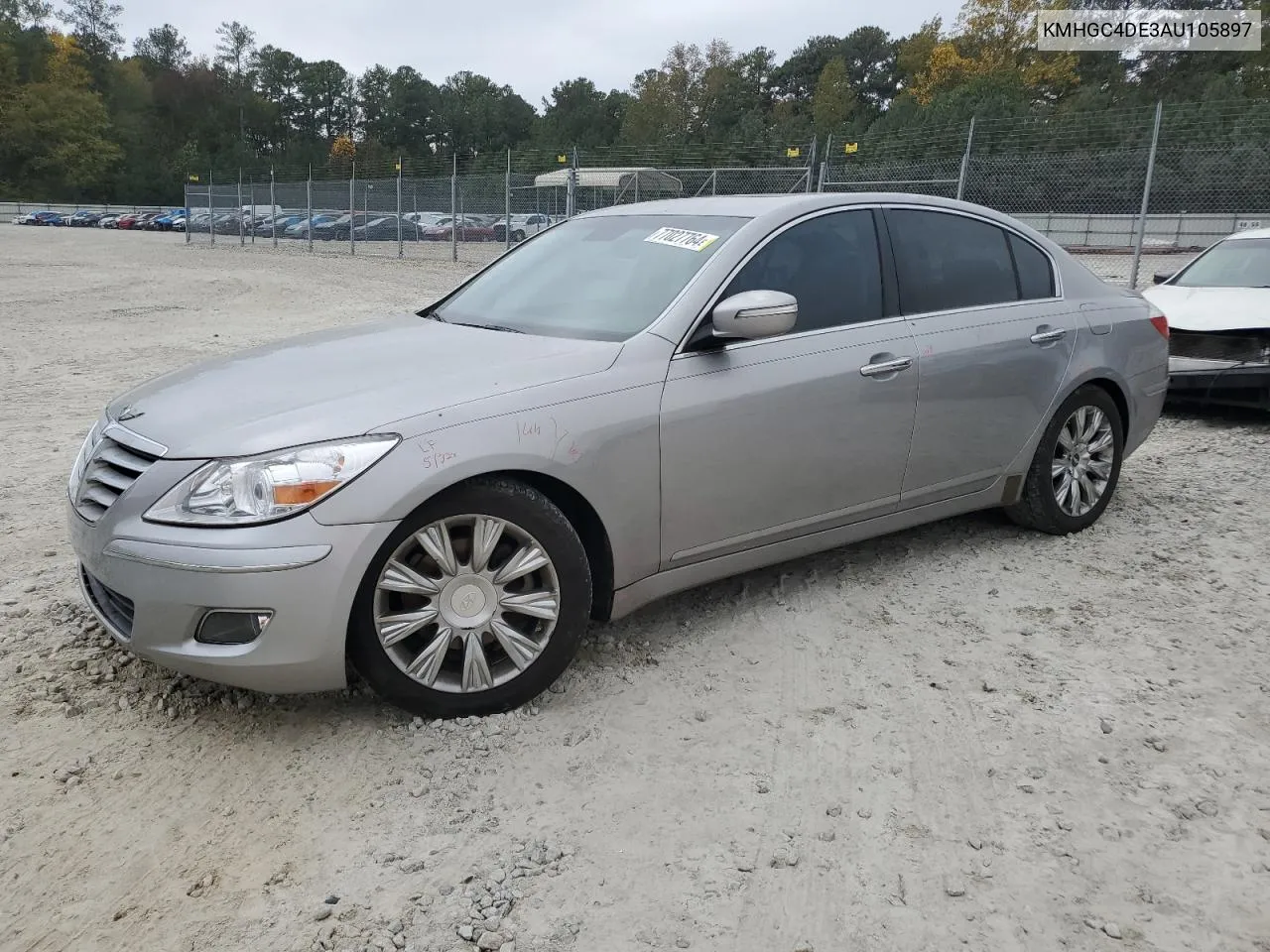 2010 Hyundai Genesis 3.8L VIN: KMHGC4DE3AU105897 Lot: 77027764