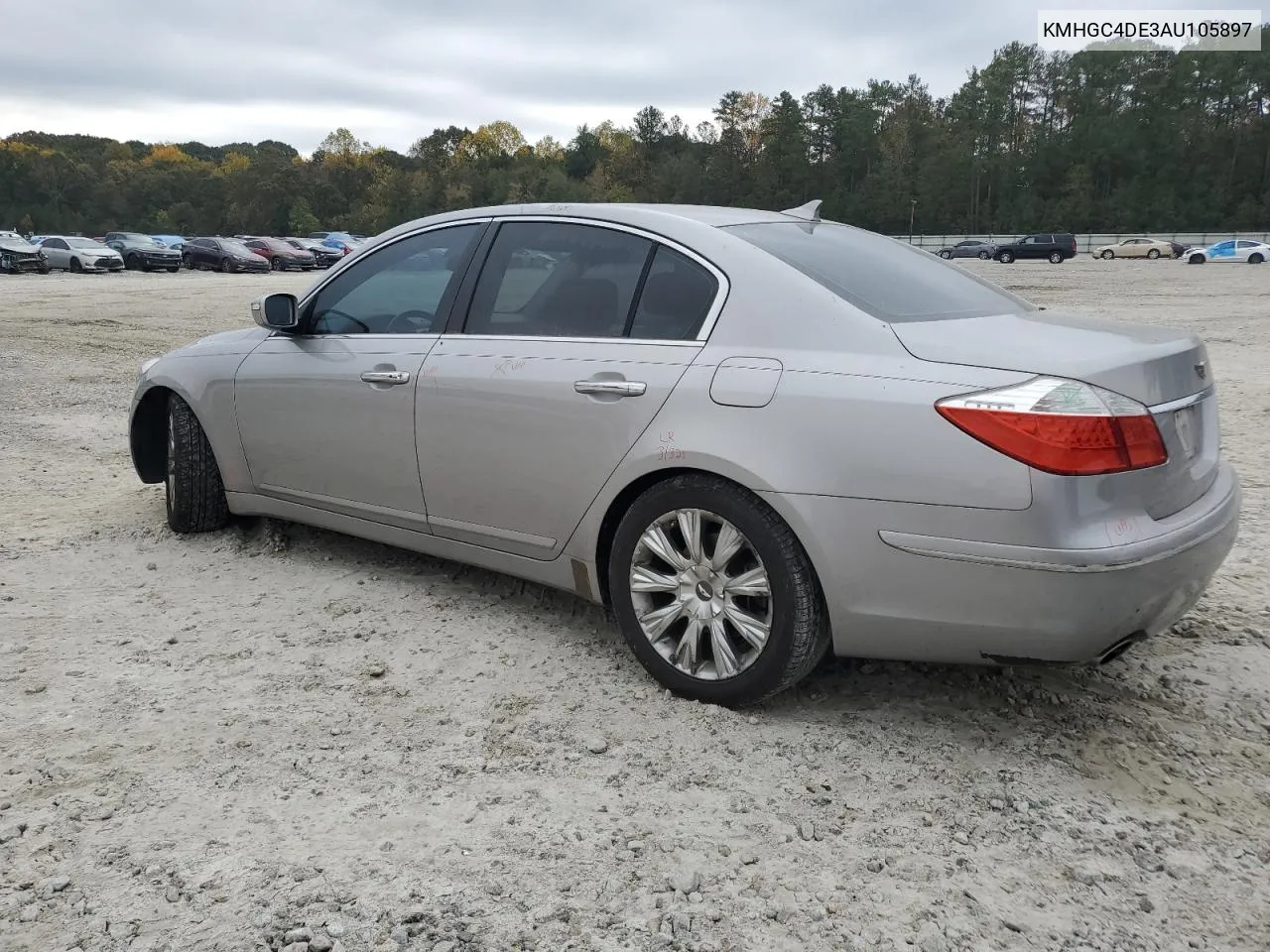 2010 Hyundai Genesis 3.8L VIN: KMHGC4DE3AU105897 Lot: 77027764