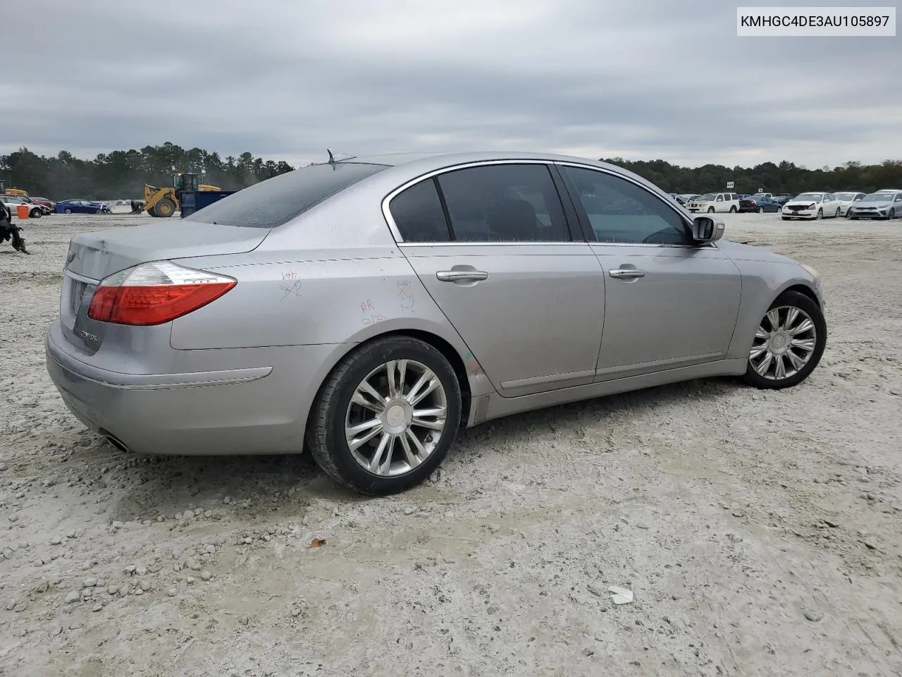 2010 Hyundai Genesis 3.8L VIN: KMHGC4DE3AU105897 Lot: 77027764