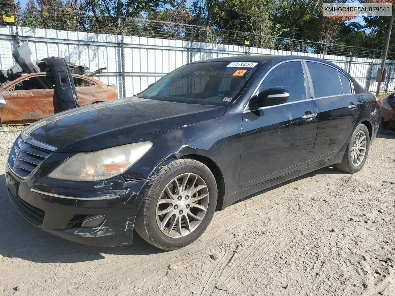 2010 Hyundai Genesis 3.8L VIN: KMHGC4DE5AU079545 Lot: 77576254