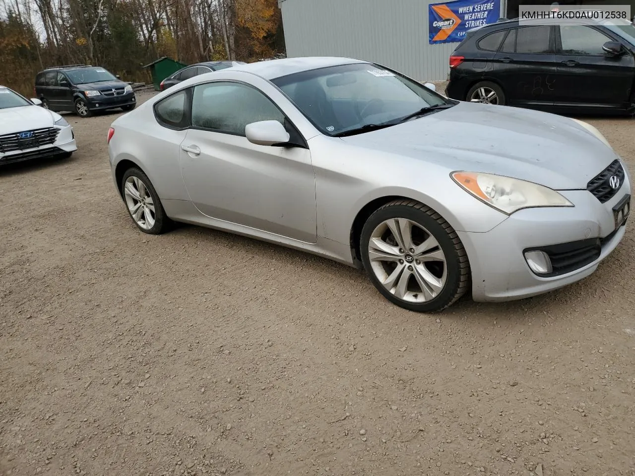 2010 Hyundai Genesis Coupe 2.0T VIN: KMHHT6KD0AU012538 Lot: 77853754