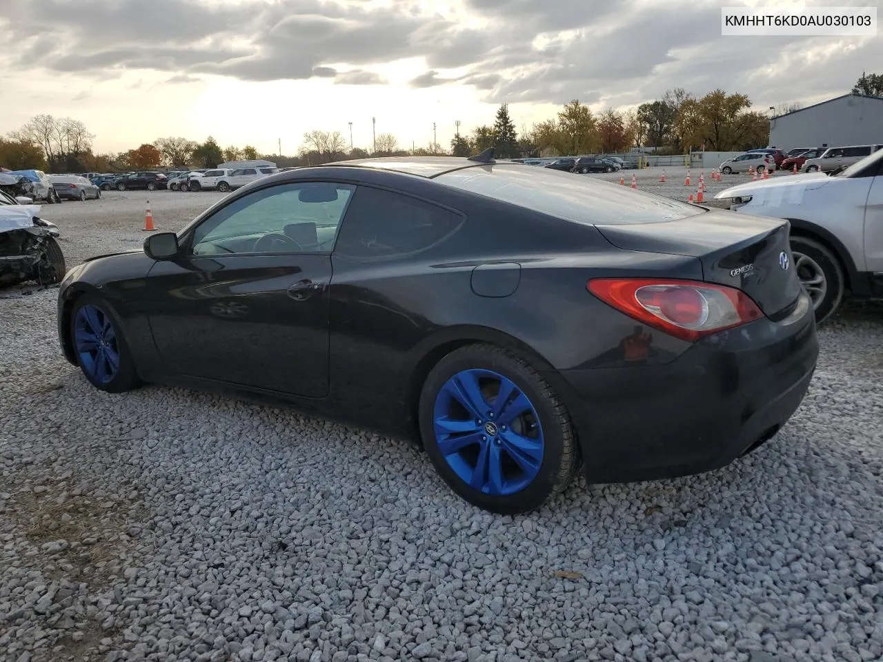 KMHHT6KD0AU030103 2010 Hyundai Genesis Coupe 2.0T