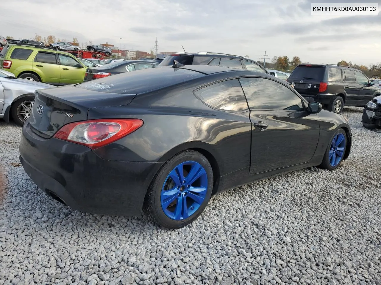 KMHHT6KD0AU030103 2010 Hyundai Genesis Coupe 2.0T