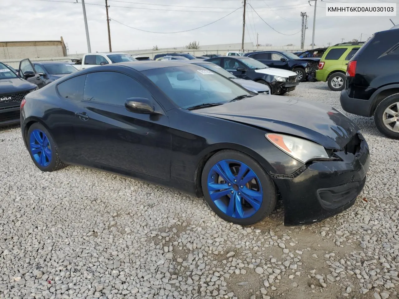 2010 Hyundai Genesis Coupe 2.0T VIN: KMHHT6KD0AU030103 Lot: 78171784