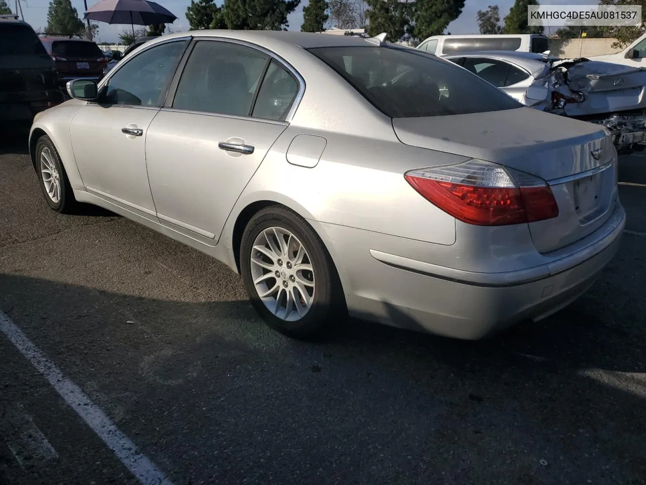 2010 Hyundai Genesis 3.8L VIN: KMHGC4DE5AU081537 Lot: 78183594