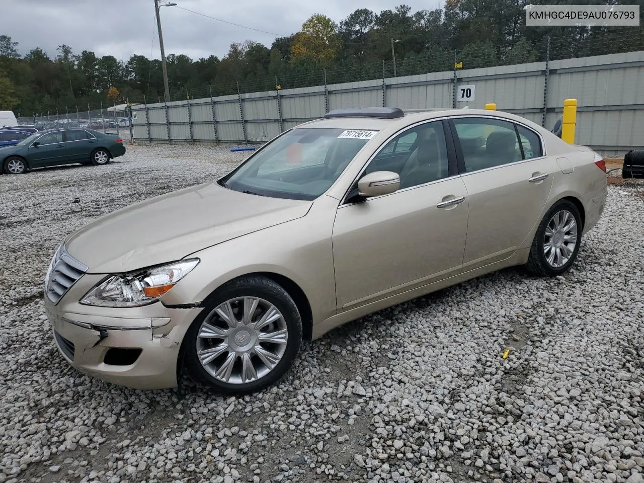 2010 Hyundai Genesis 3.8L VIN: KMHGC4DE9AU076793 Lot: 79715614