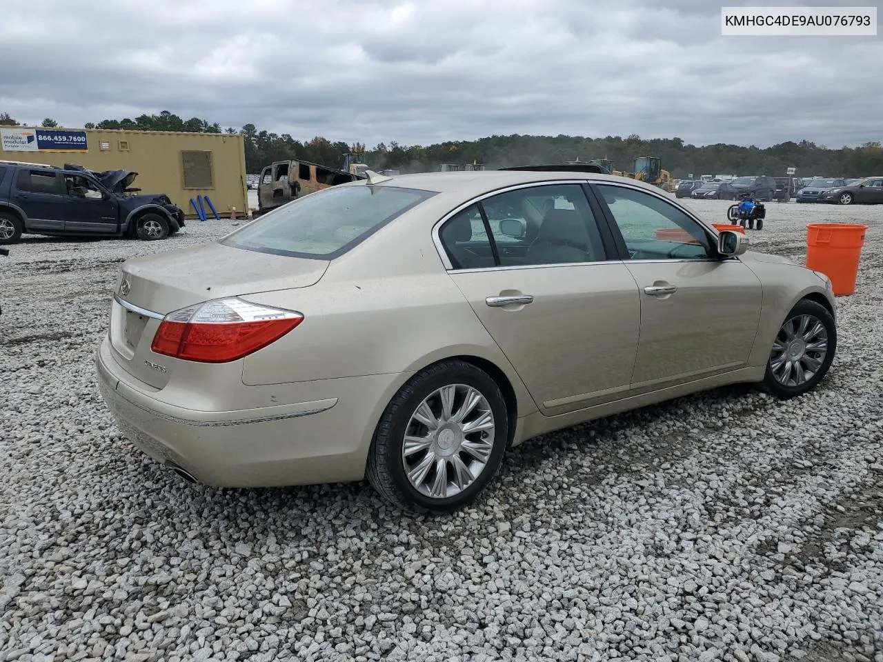 2010 Hyundai Genesis 3.8L VIN: KMHGC4DE9AU076793 Lot: 79715614