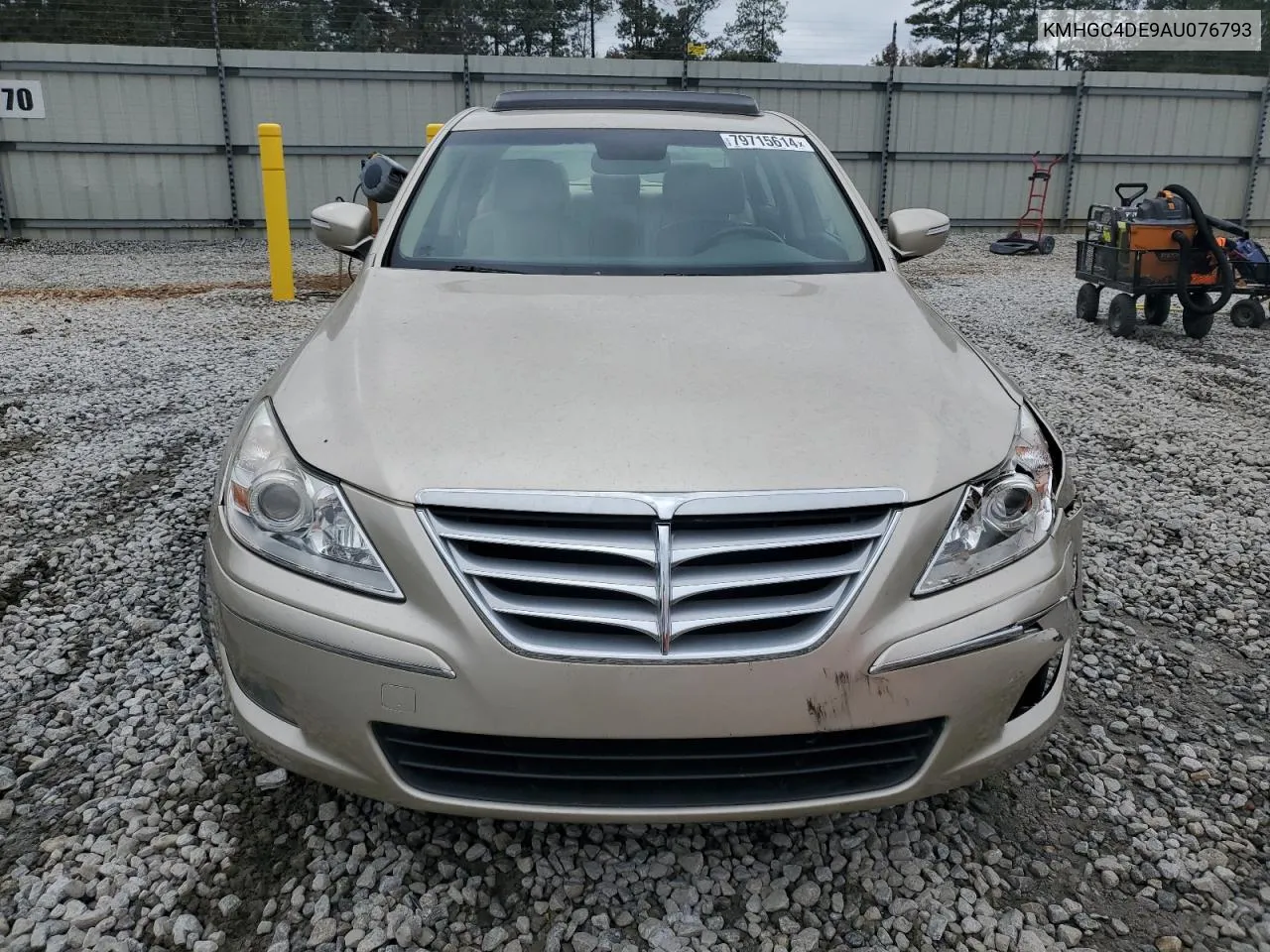 2010 Hyundai Genesis 3.8L VIN: KMHGC4DE9AU076793 Lot: 79715614