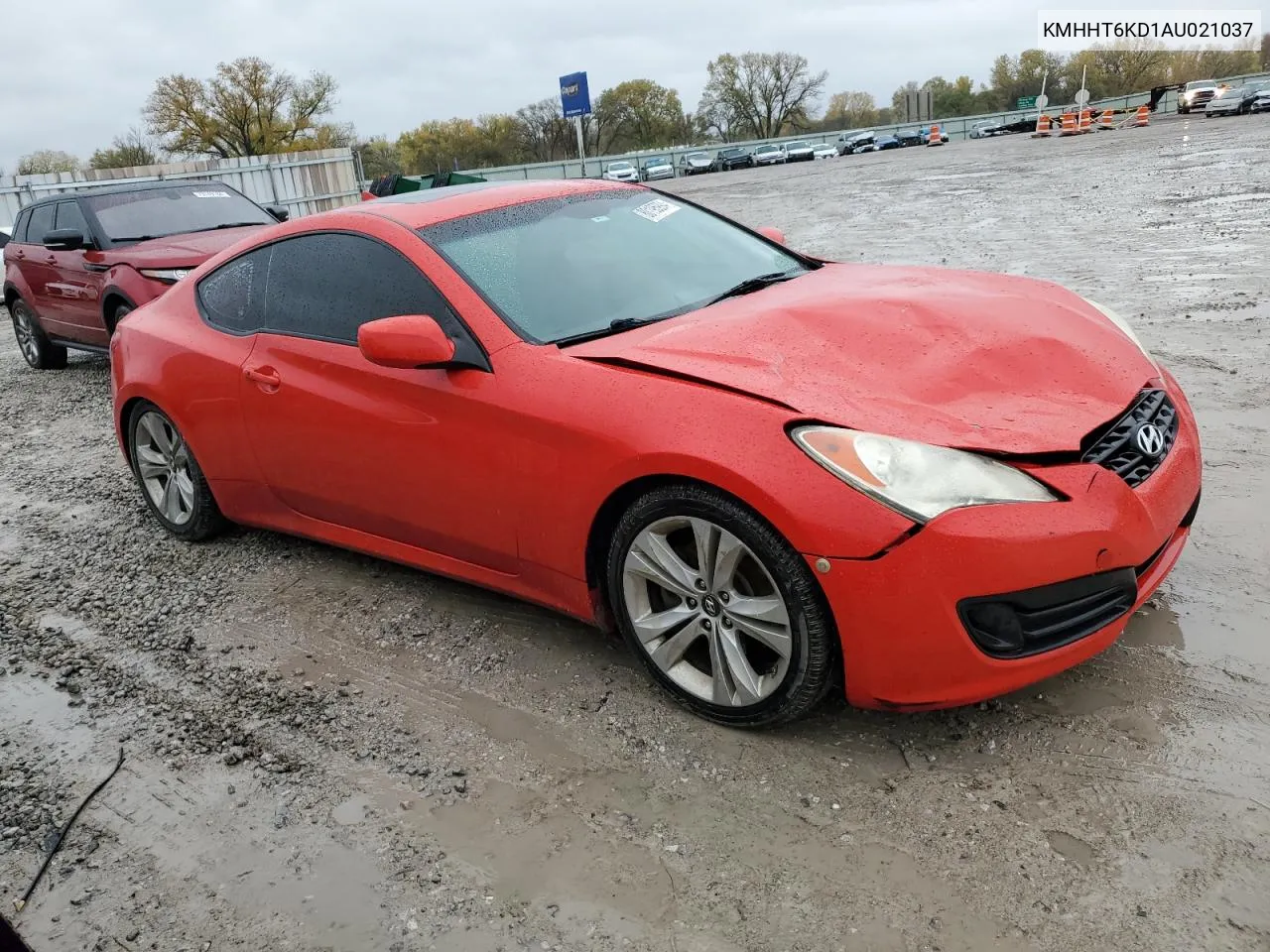 2010 Hyundai Genesis Coupe 2.0T VIN: KMHHT6KD1AU021037 Lot: 80195994