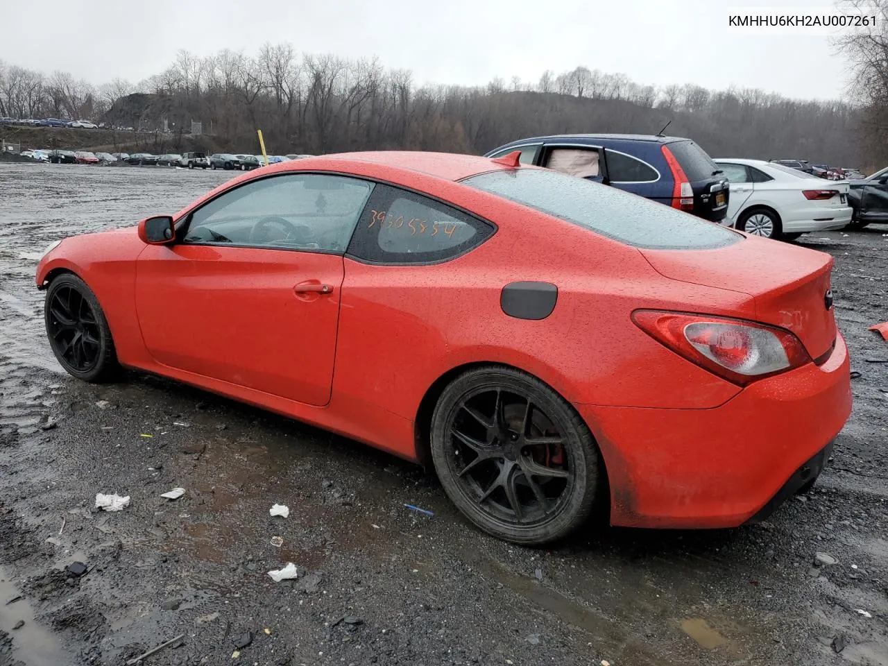 2010 Hyundai Genesis Coupe 3.8L VIN: KMHHU6KH2AU007261 Lot: 80636454