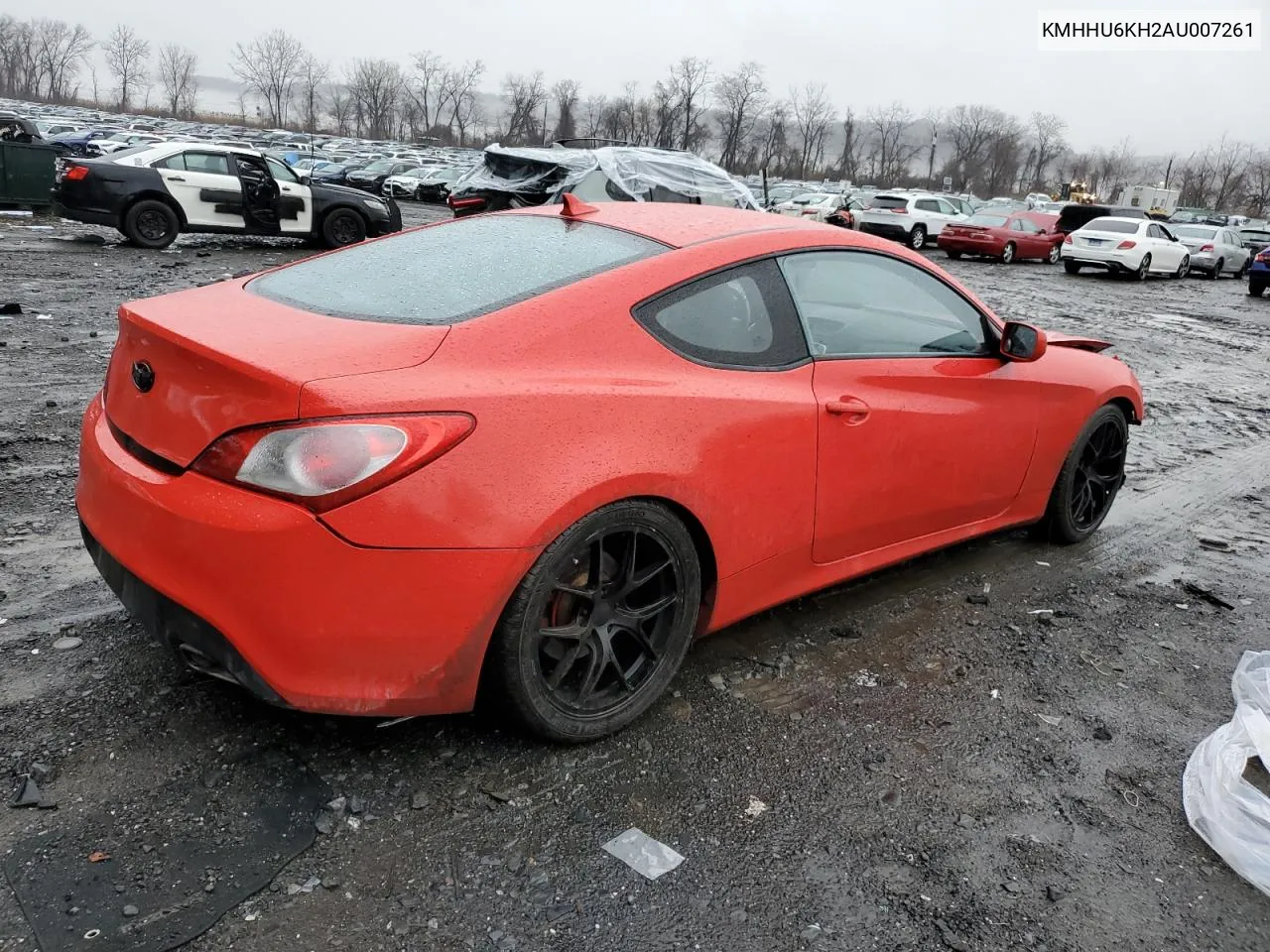 2010 Hyundai Genesis Coupe 3.8L VIN: KMHHU6KH2AU007261 Lot: 80636454