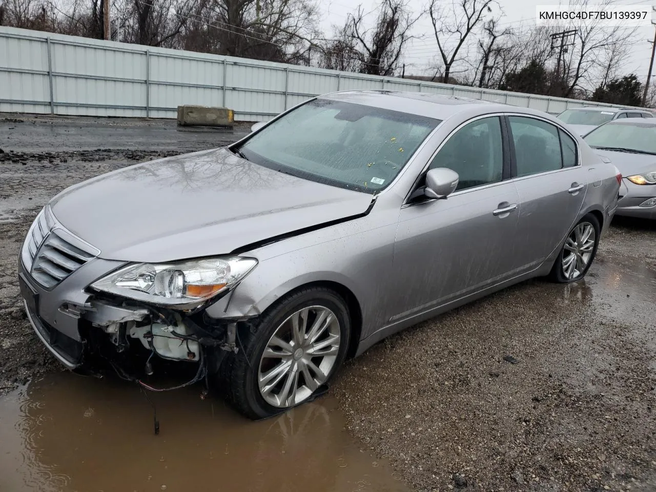 2011 Hyundai Genesis 4.6L VIN: KMHGC4DF7BU139397 Lot: 38923674