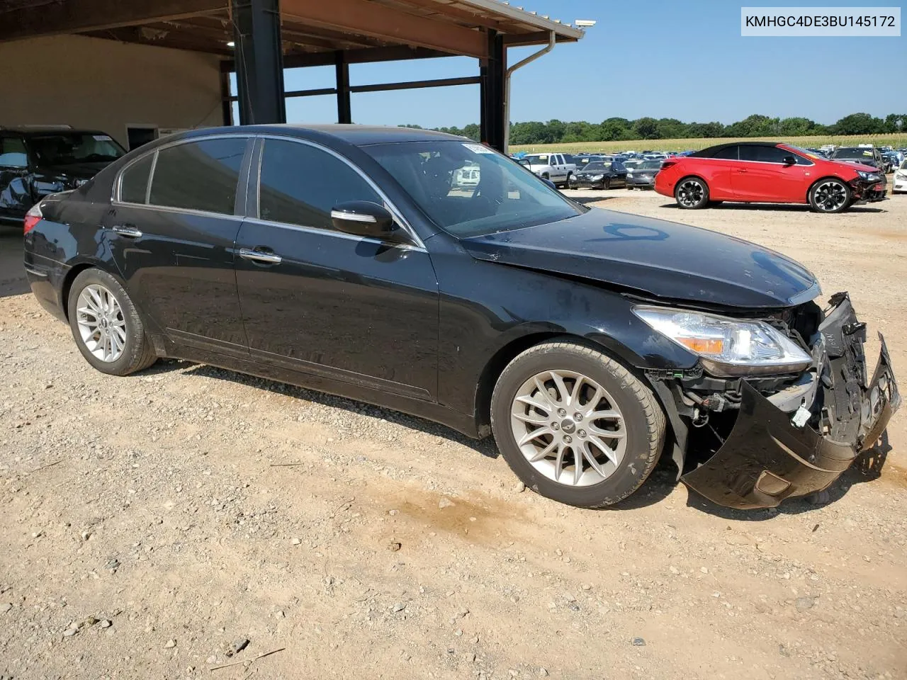 2011 Hyundai Genesis 3.8L VIN: KMHGC4DE3BU145172 Lot: 61465064