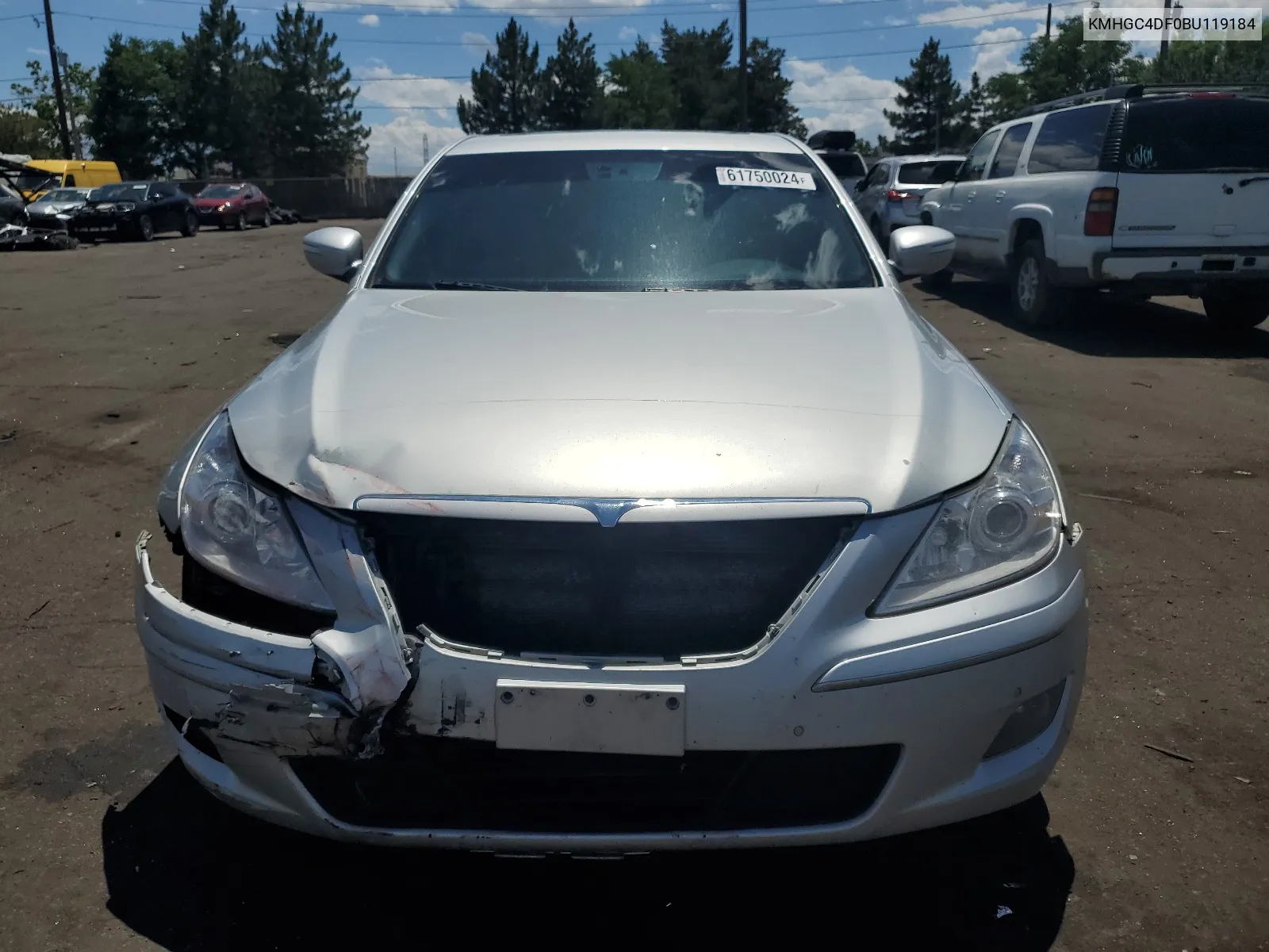 KMHGC4DF0BU119184 2011 Hyundai Genesis 4.6L