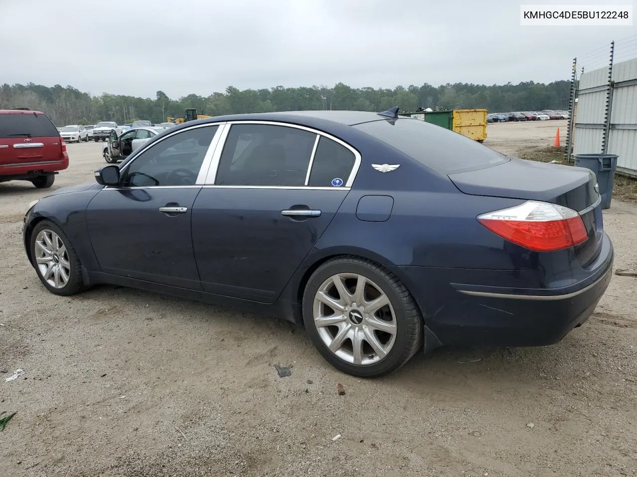 2011 Hyundai Genesis 3.8L VIN: KMHGC4DE5BU122248 Lot: 66777894