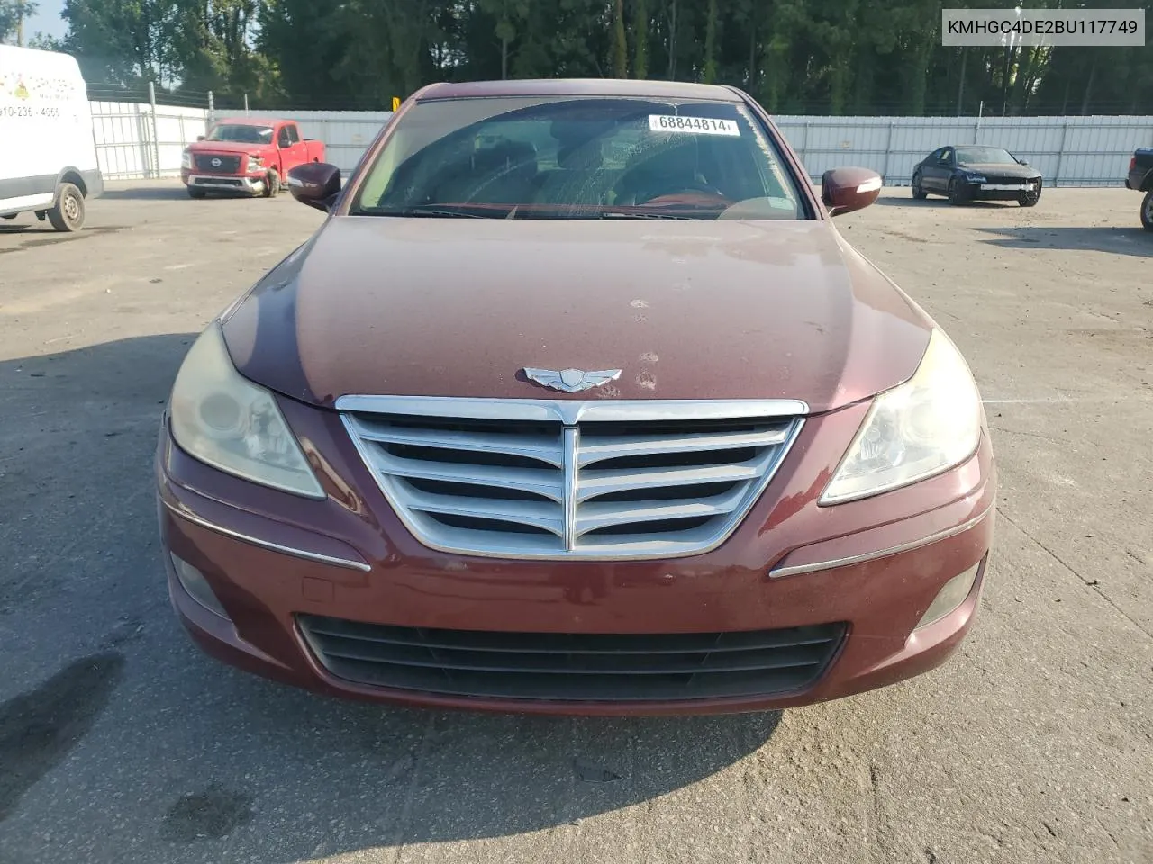 KMHGC4DE2BU117749 2011 Hyundai Genesis 3.8L