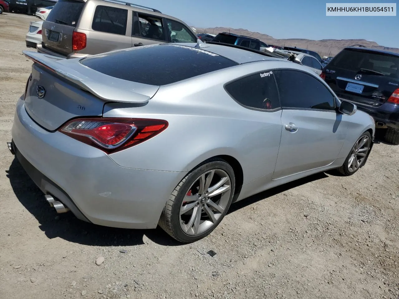 2011 Hyundai Genesis Coupe 3.8L VIN: KMHHU6KH1BU054511 Lot: 69161164