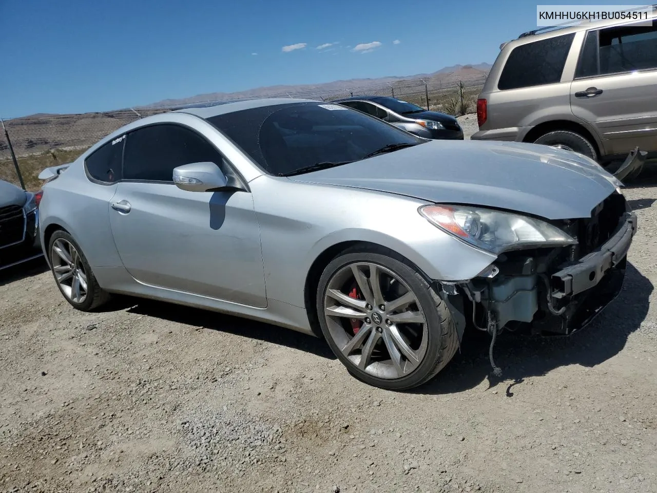 2011 Hyundai Genesis Coupe 3.8L VIN: KMHHU6KH1BU054511 Lot: 69161164