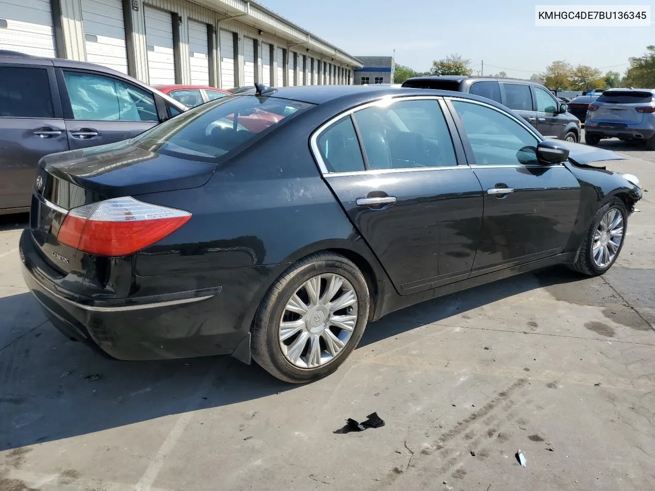 2011 Hyundai Genesis 3.8L VIN: KMHGC4DE7BU136345 Lot: 69236904