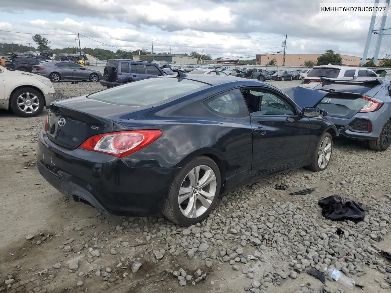 2011 Hyundai Genesis Coupe 2.0T VIN: KMHHT6KD7BU051077 Lot: 70313914