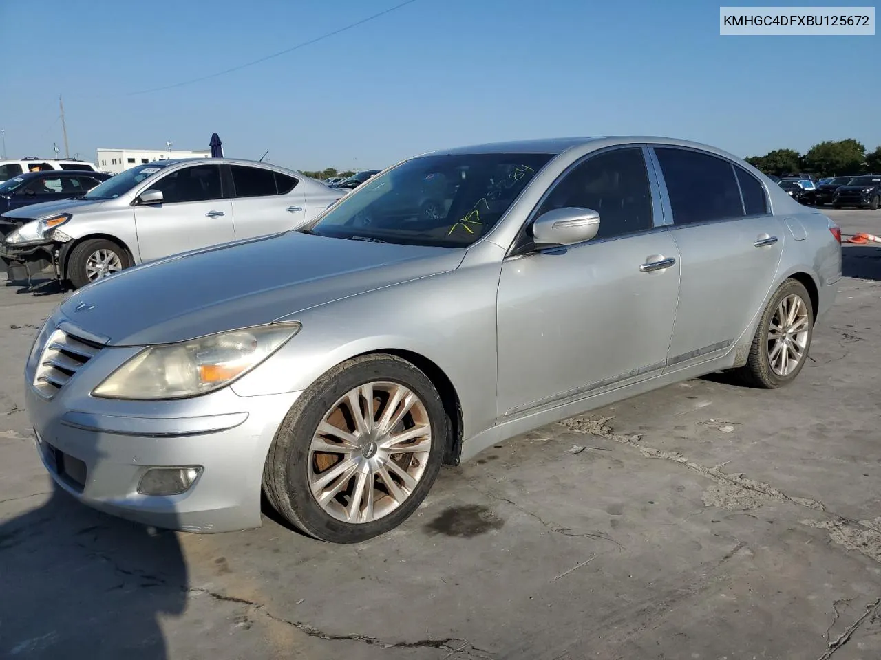 KMHGC4DFXBU125672 2011 Hyundai Genesis 4.6L