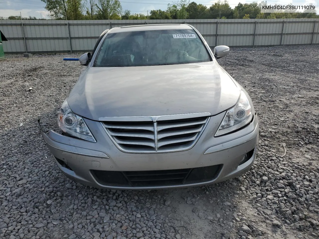 KMHGC4DF3BU119079 2011 Hyundai Genesis 4.6L