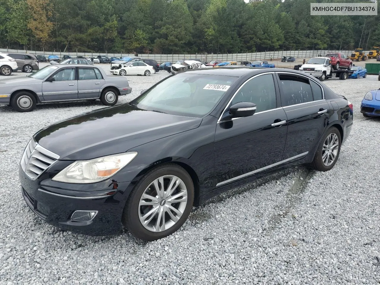 KMHGC4DF7BU134376 2011 Hyundai Genesis 4.6L