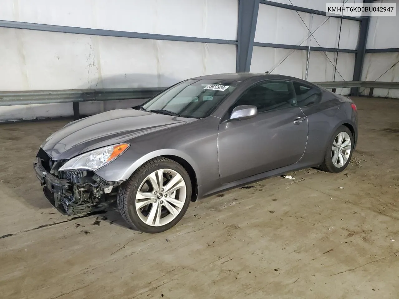 2011 Hyundai Genesis Coupe 2.0T VIN: KMHHT6KD0BU042947 Lot: 73972904