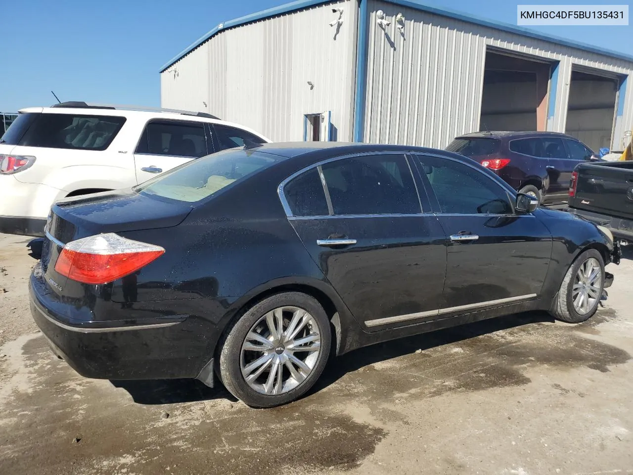 2011 Hyundai Genesis 4.6L VIN: KMHGC4DF5BU135431 Lot: 74309024