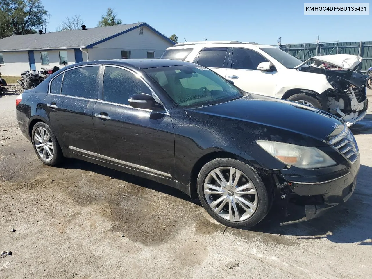 2011 Hyundai Genesis 4.6L VIN: KMHGC4DF5BU135431 Lot: 74309024