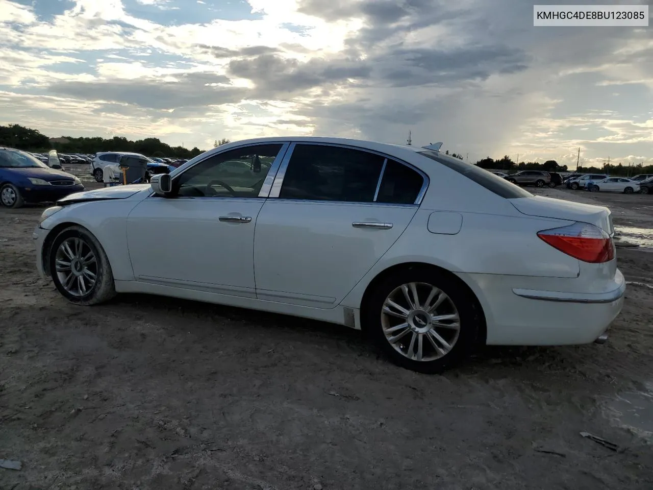 KMHGC4DE8BU123085 2011 Hyundai Genesis 3.8L