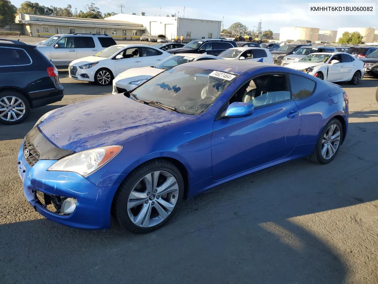 2011 Hyundai Genesis Coupe 2.0T VIN: KMHHT6KD1BU060082 Lot: 74627464