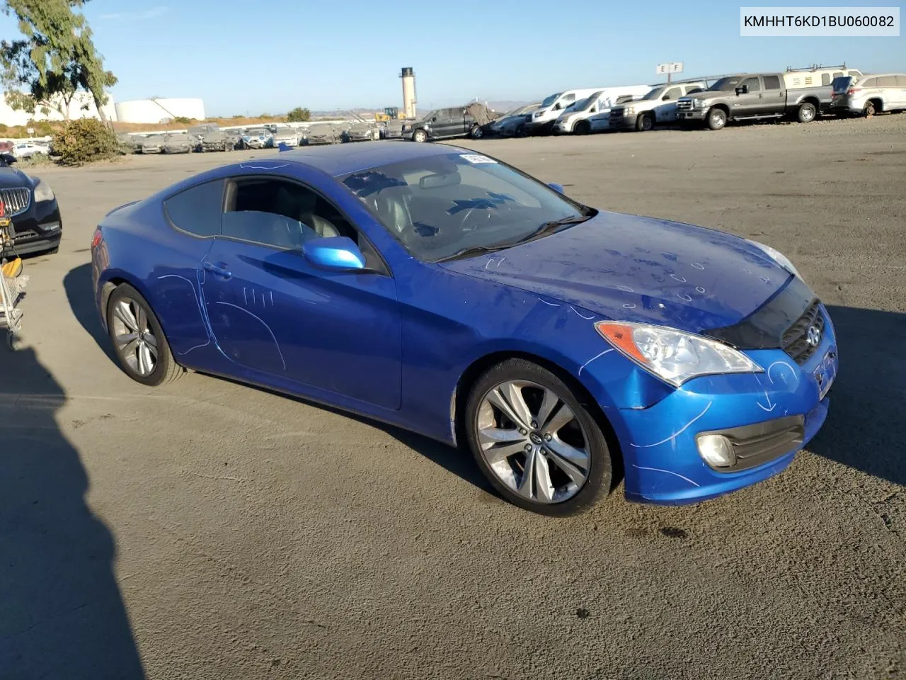 2011 Hyundai Genesis Coupe 2.0T VIN: KMHHT6KD1BU060082 Lot: 74627464