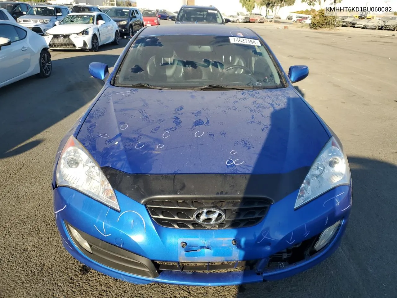 2011 Hyundai Genesis Coupe 2.0T VIN: KMHHT6KD1BU060082 Lot: 74627464