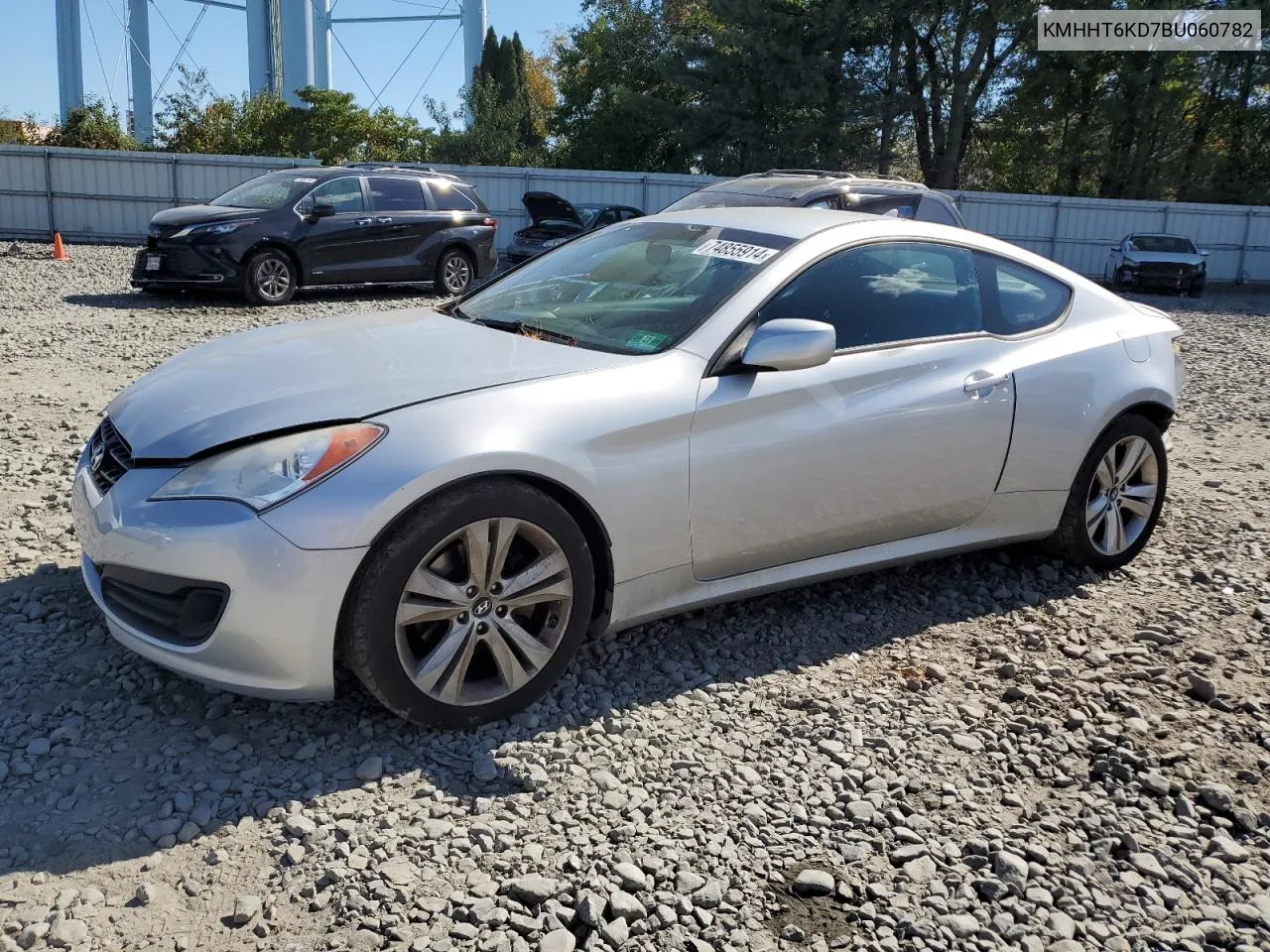 2011 Hyundai Genesis Coupe 2.0T VIN: KMHHT6KD7BU060782 Lot: 74855914