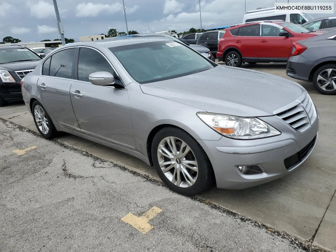 KMHGC4DF8BU119255 2011 Hyundai Genesis 4.6L