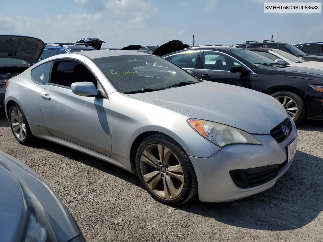 2011 Hyundai Genesis Coupe 2.0T VIN: KMHHT6KD9BU063683 Lot: 75030114