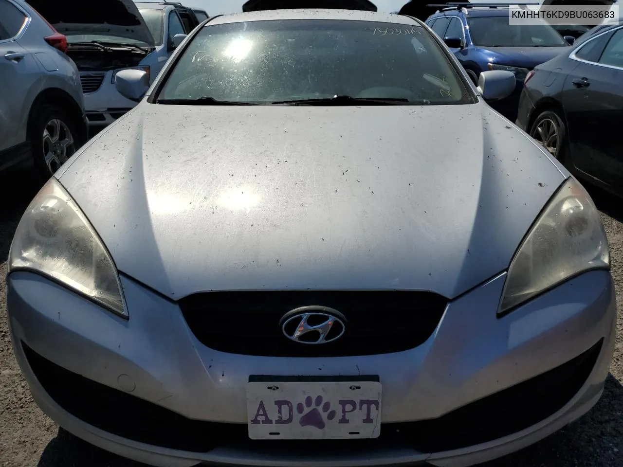 2011 Hyundai Genesis Coupe 2.0T VIN: KMHHT6KD9BU063683 Lot: 75030114