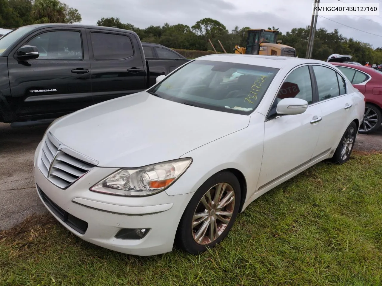 2011 Hyundai Genesis 4.6L VIN: KMHGC4DF4BU127160 Lot: 75117224