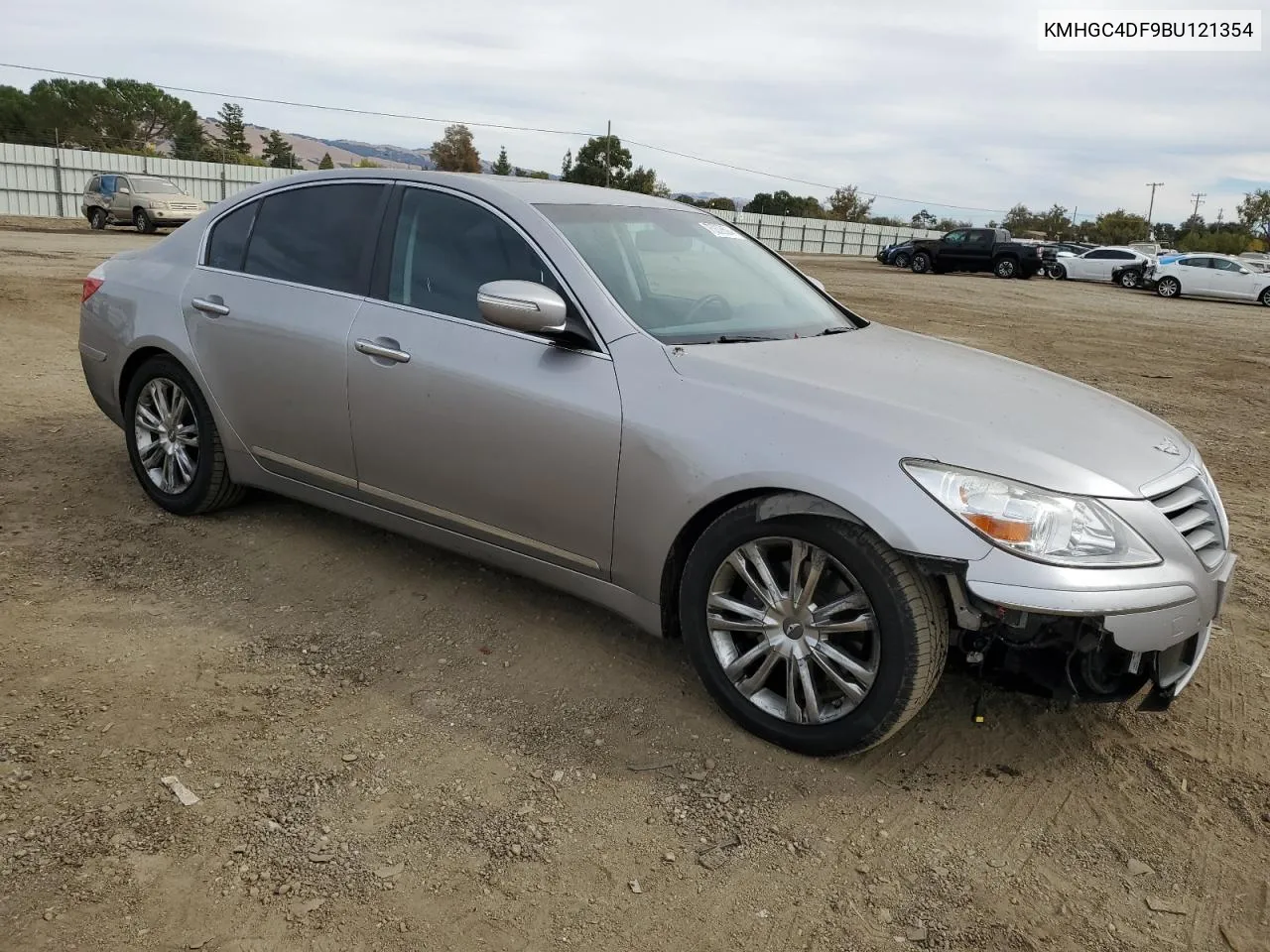 2011 Hyundai Genesis 4.6L VIN: KMHGC4DF9BU121354 Lot: 75308694