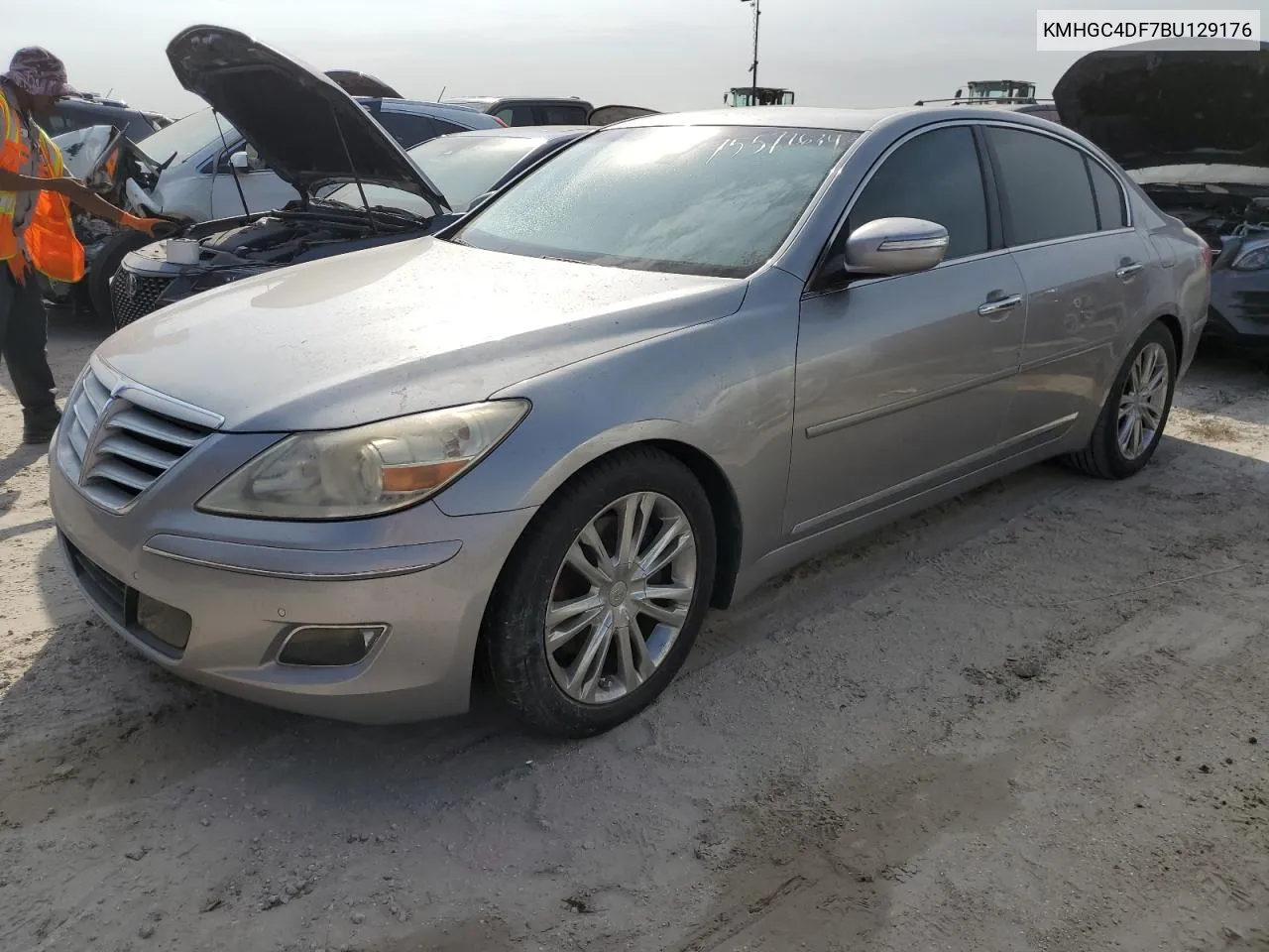 2011 Hyundai Genesis 4.6L VIN: KMHGC4DF7BU129176 Lot: 75572634