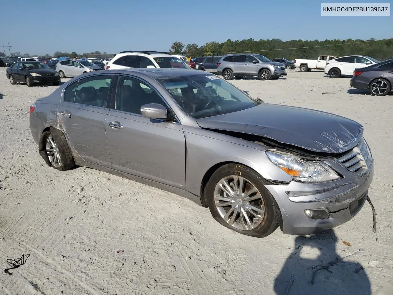 2011 Hyundai Genesis 3.8L VIN: KMHGC4DE2BU139637 Lot: 75613724