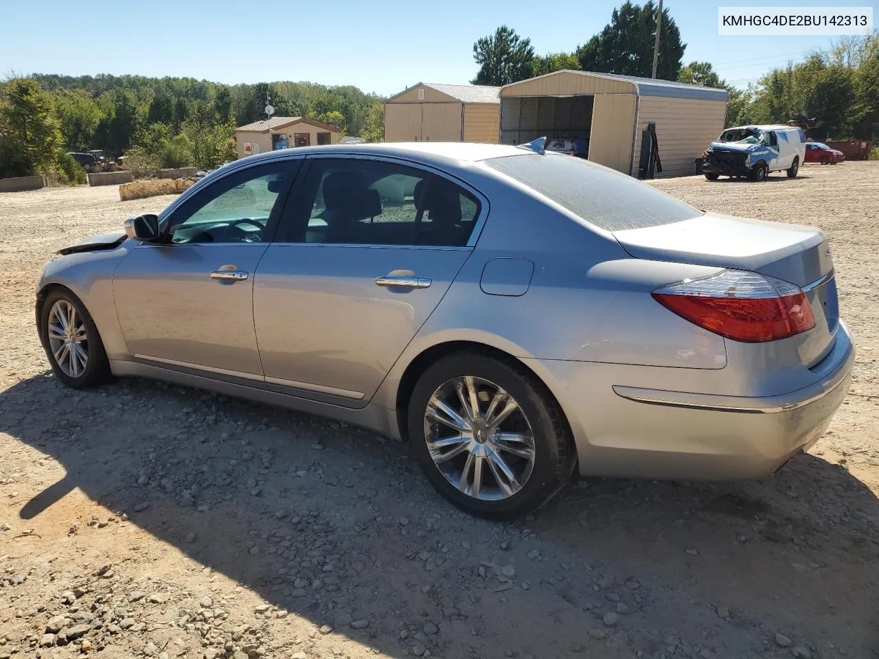 2011 Hyundai Genesis 3.8L VIN: KMHGC4DE2BU142313 Lot: 75638424