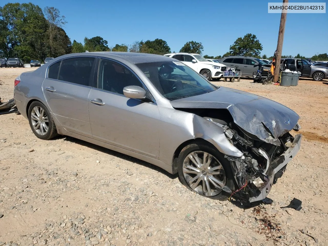 2011 Hyundai Genesis 3.8L VIN: KMHGC4DE2BU142313 Lot: 75638424