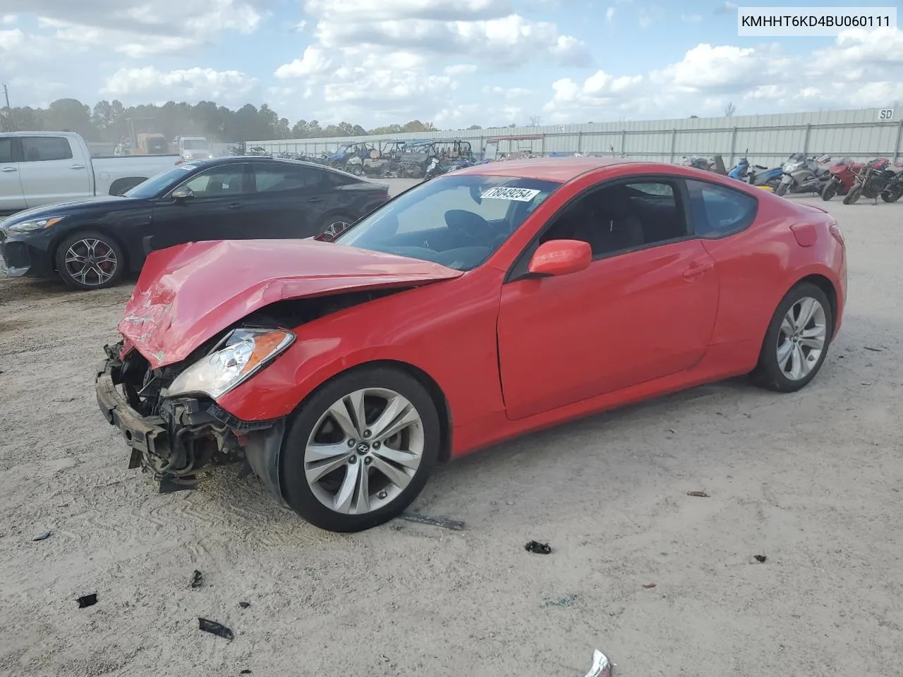 2011 Hyundai Genesis Coupe 2.0T VIN: KMHHT6KD4BU060111 Lot: 78049254