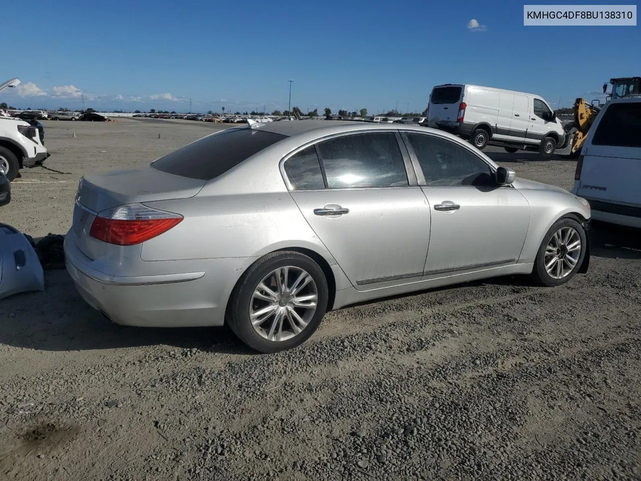 KMHGC4DF8BU138310 2011 Hyundai Genesis 4.6L