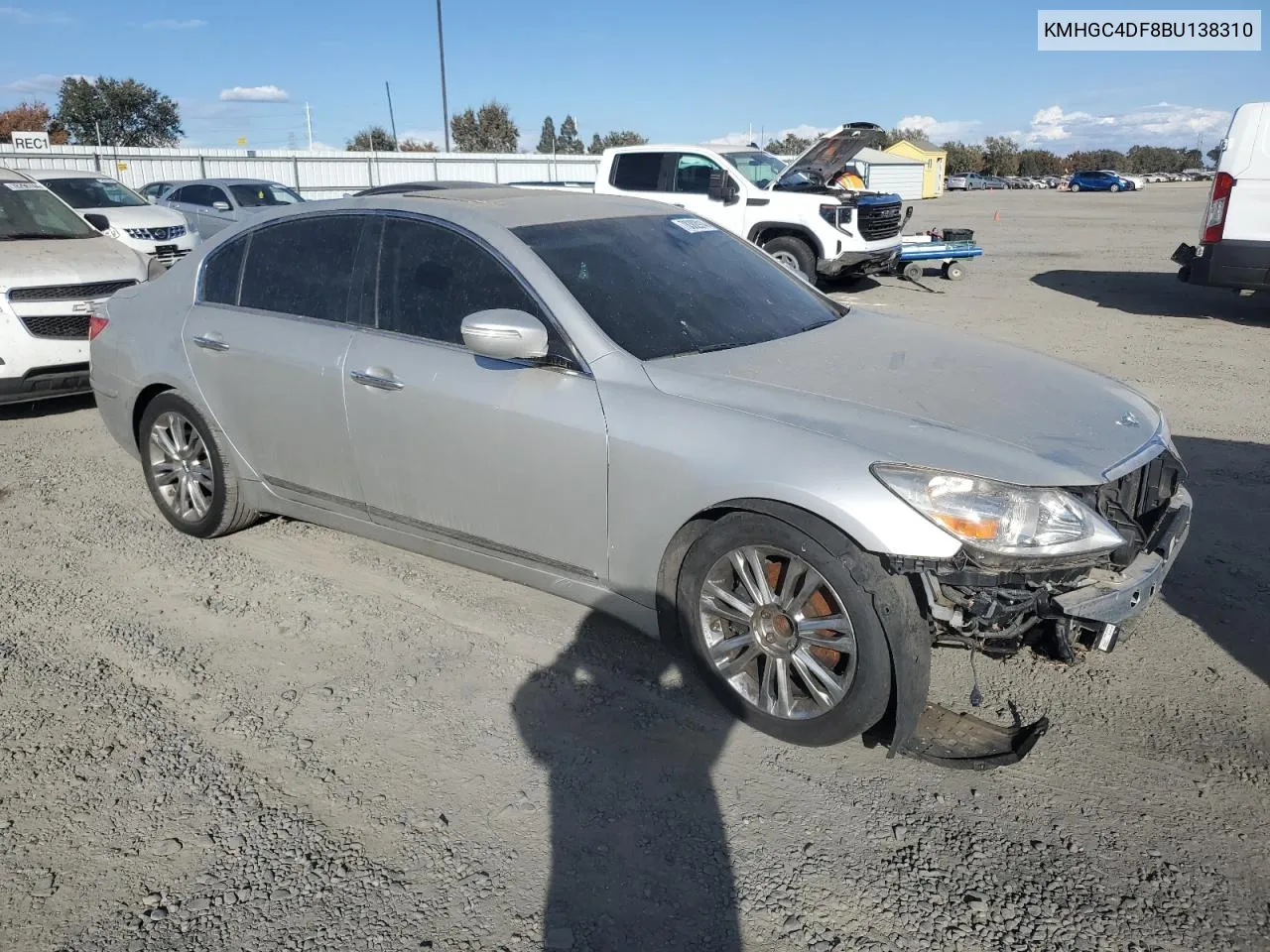 KMHGC4DF8BU138310 2011 Hyundai Genesis 4.6L