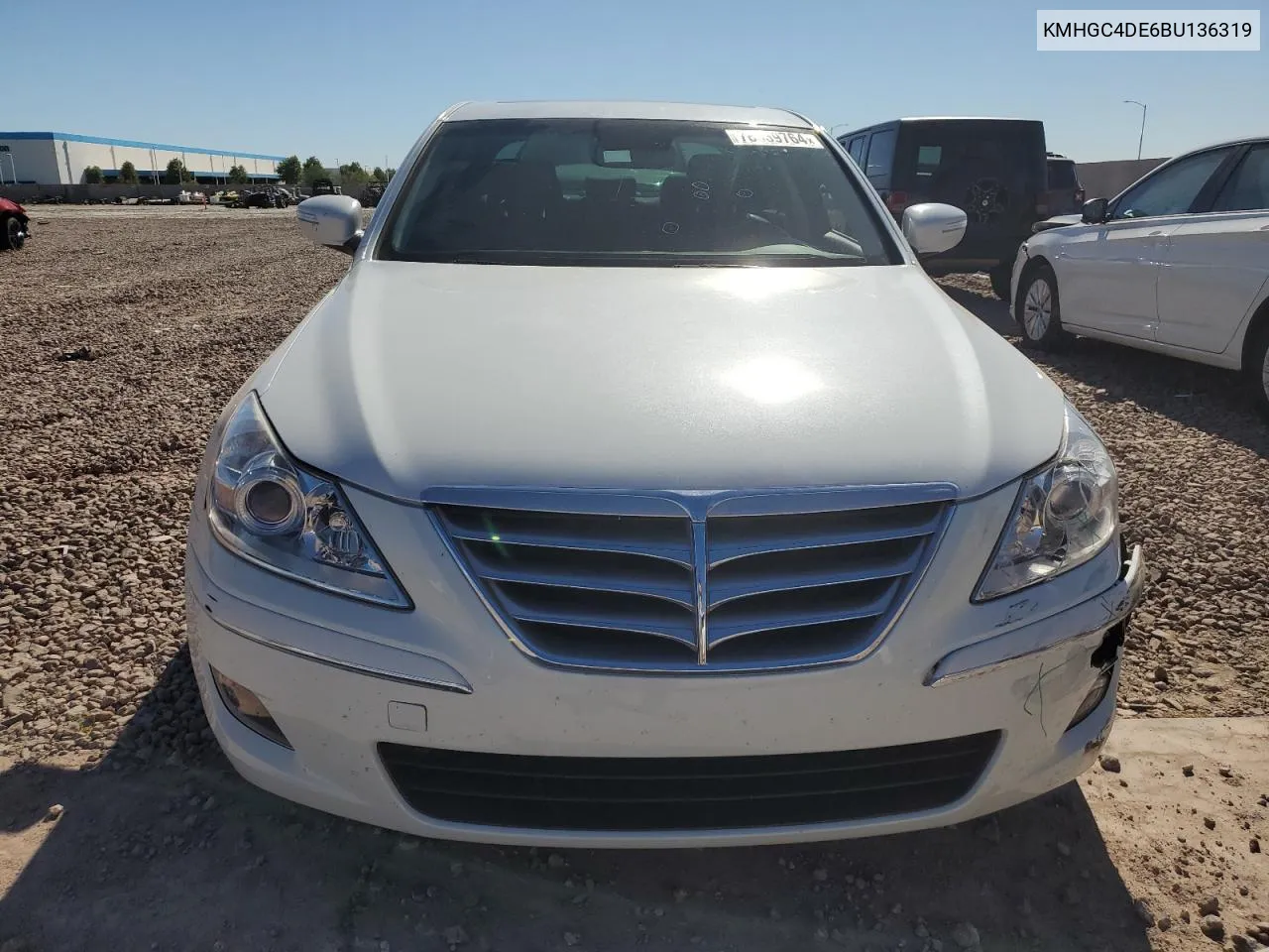 2011 Hyundai Genesis 3.8L VIN: KMHGC4DE6BU136319 Lot: 78639764