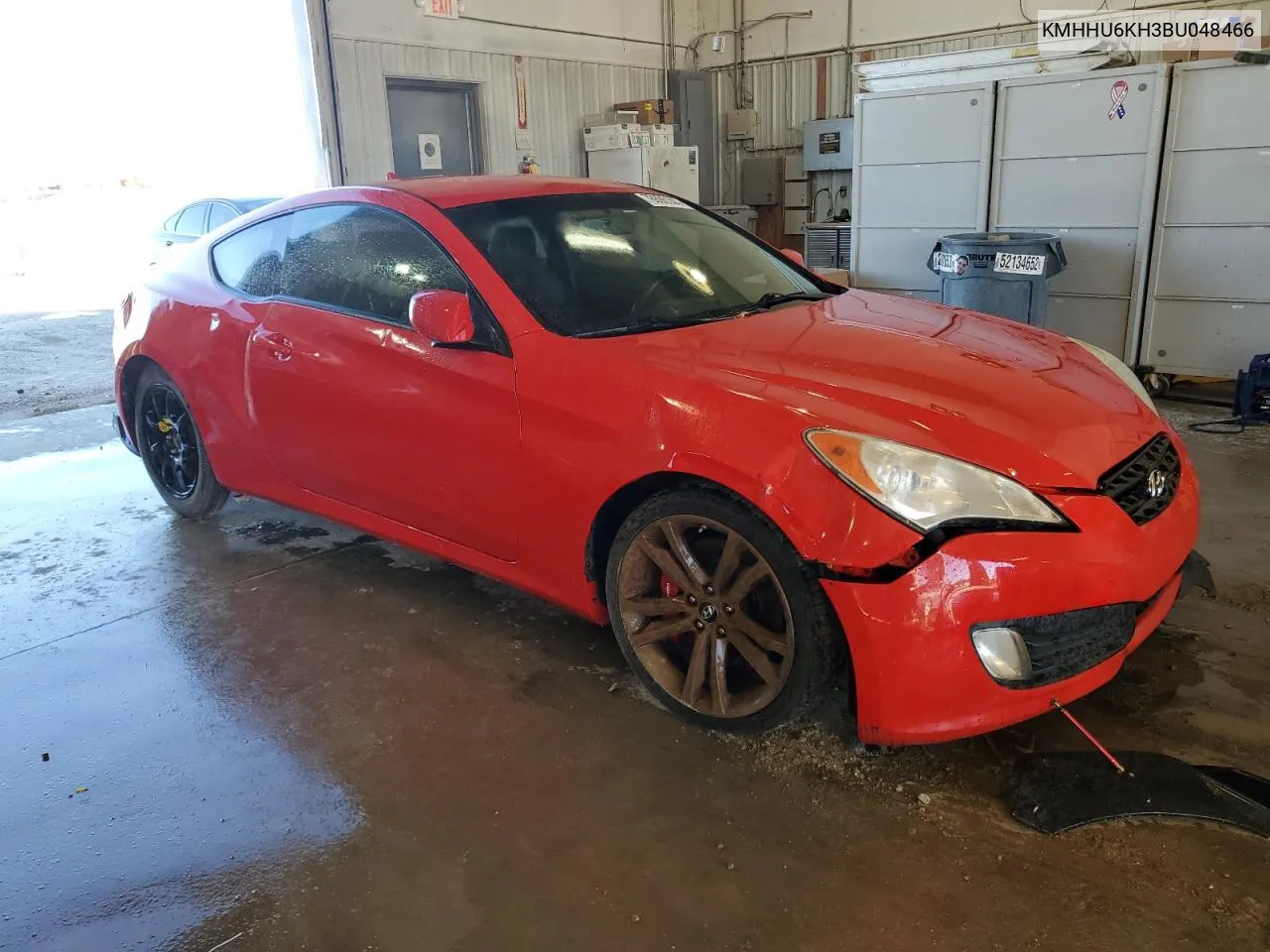 2011 Hyundai Genesis Coupe 3.8L VIN: KMHHU6KH3BU048466 Lot: 78806144